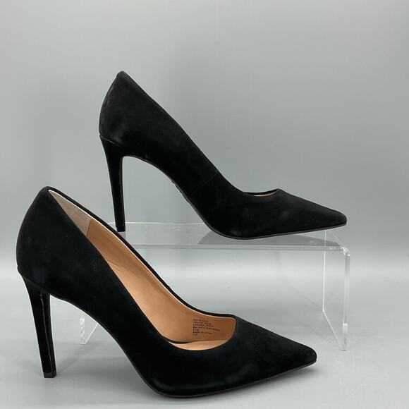 NEW INC Women’s Shelya Leather Pumps Black Size 8.5M - Picture 1 of 11